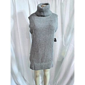 Denim & Supply Ralph Lauren Sleeveless Turtleneck Sweater  Cable Knit Sz S #1404